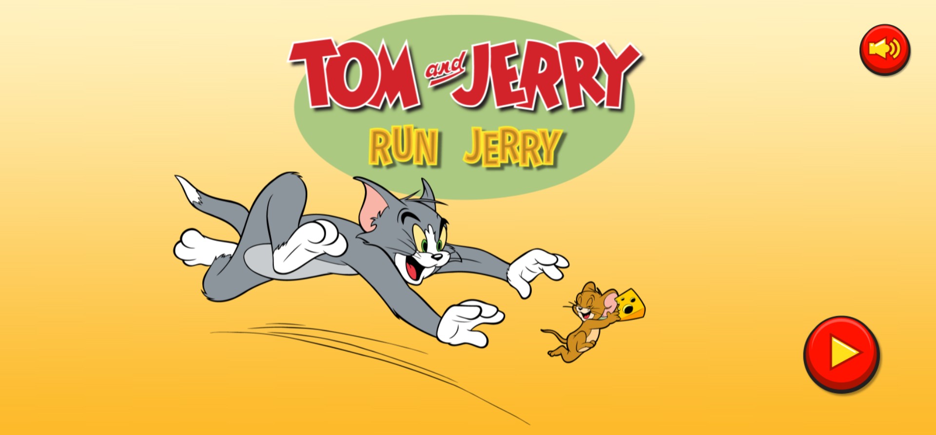Tom and Jerry Run Jerry - Play Online Fun Chase Game