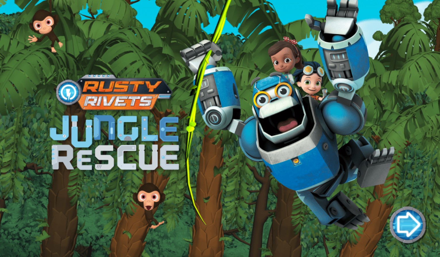 Rusty Rivets Jungle Rescue - Play Free Nickelodeon Adventure Game