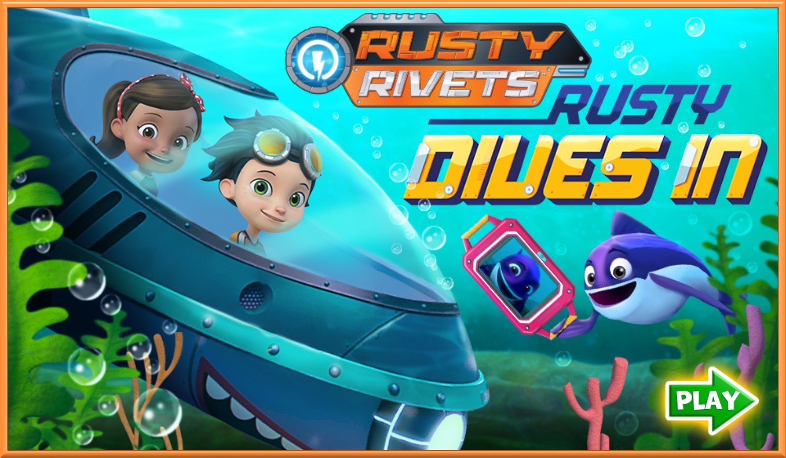Rusty Rivets Rusty Dives In Online Game