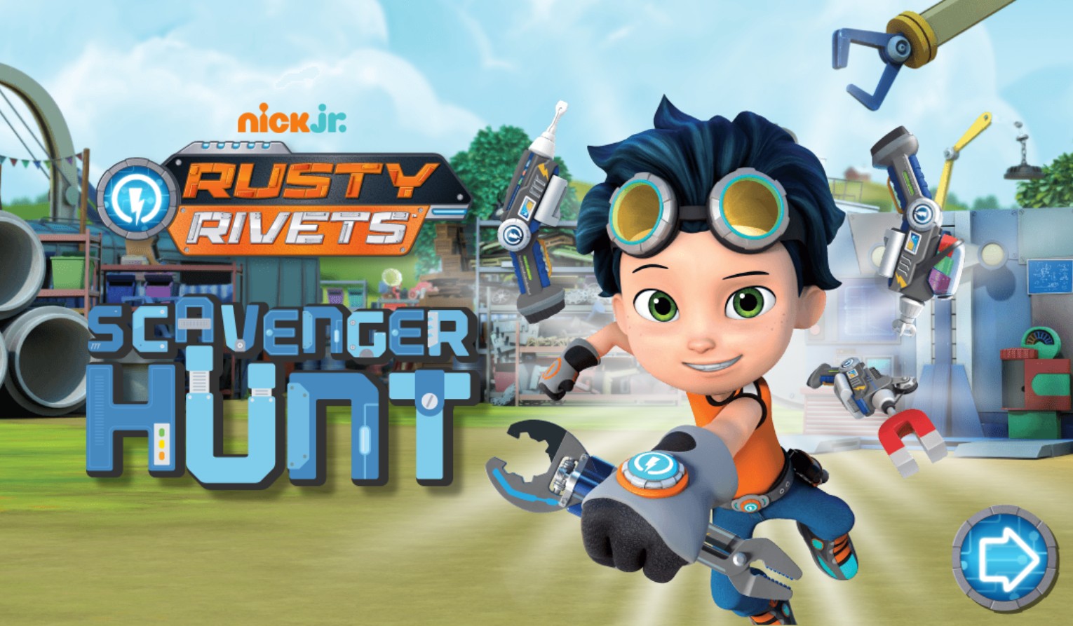 Rusty Rivets Scavenger Hunt Game - Play Online for Free