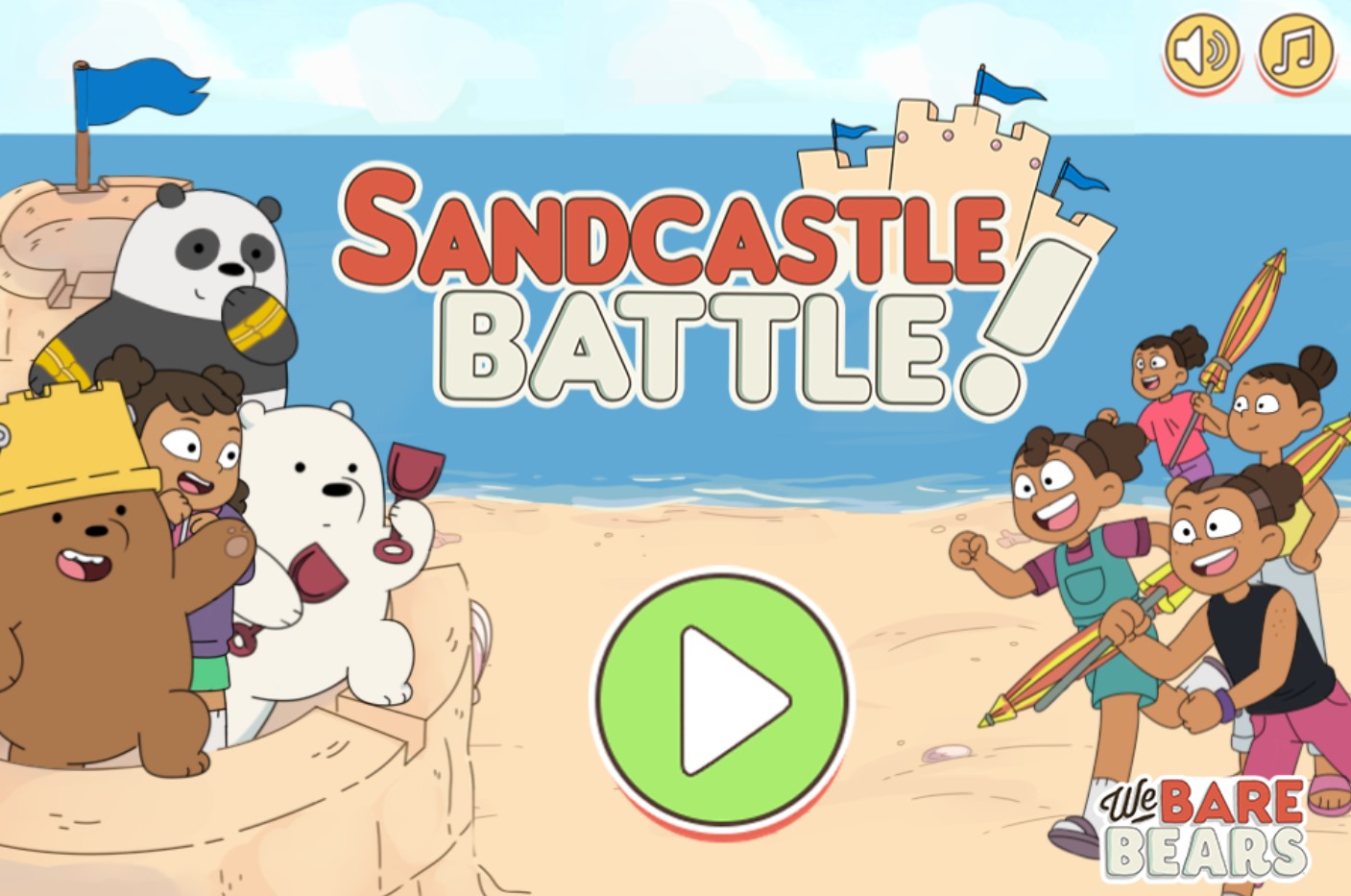 Sandcastle Battle - Play Fun Beach Strategy Game Online