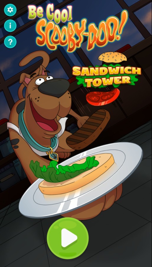 Be Cool, Scooby-Doo! Sandwich Tower Browser Game