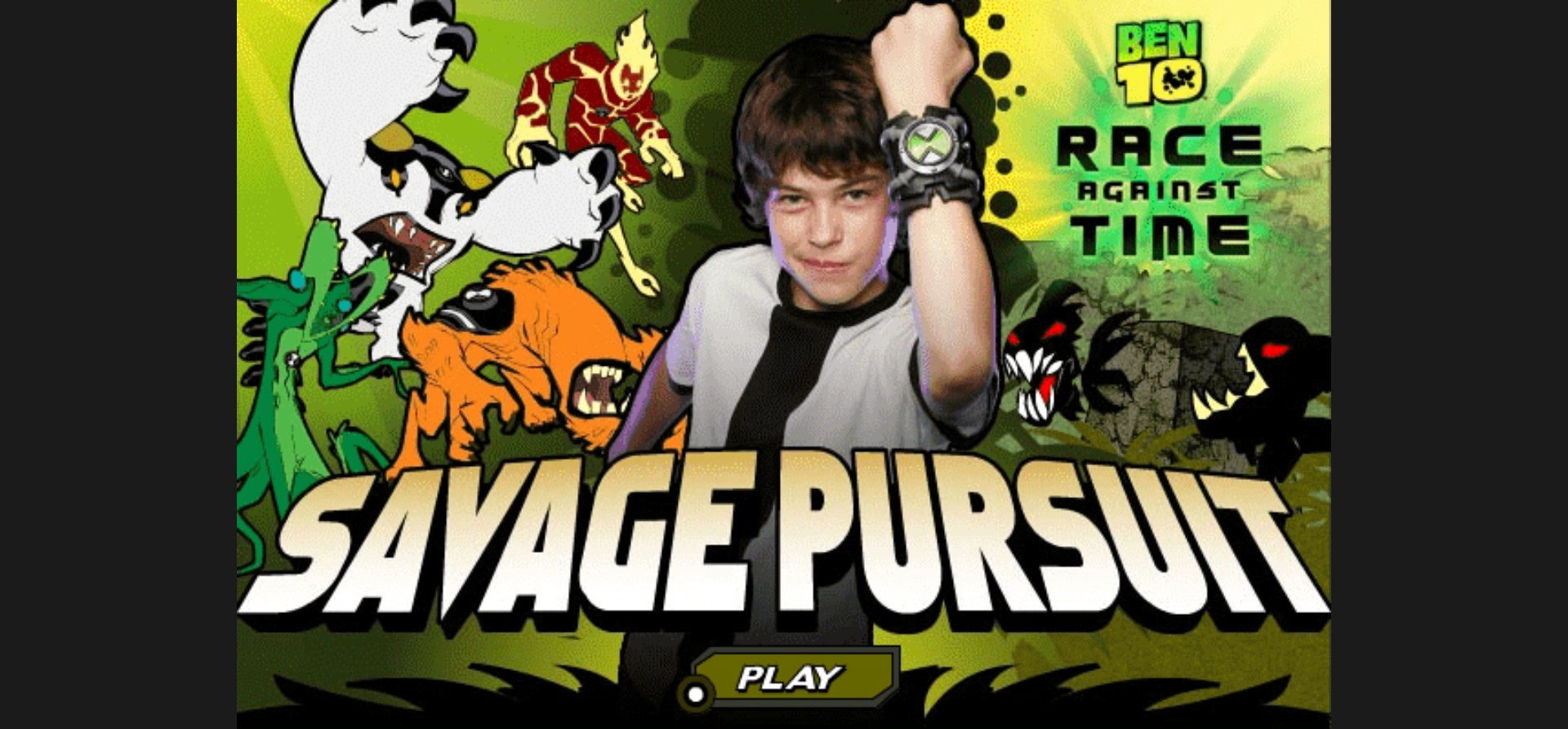 Ben 10 Savage Pursuit Race Against Time Online Game