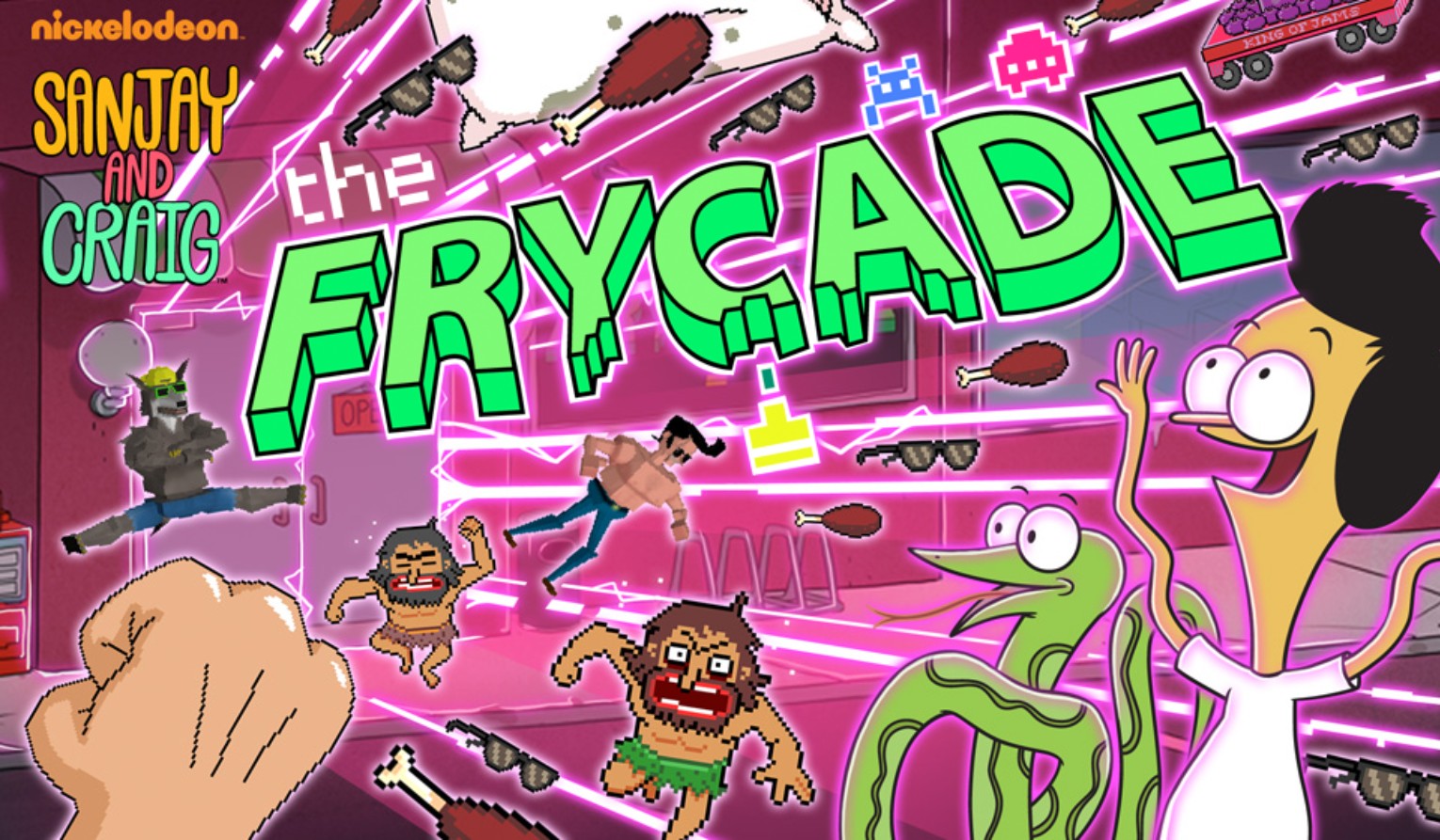 Sanjay and Craig The Frycade Arcade Game
