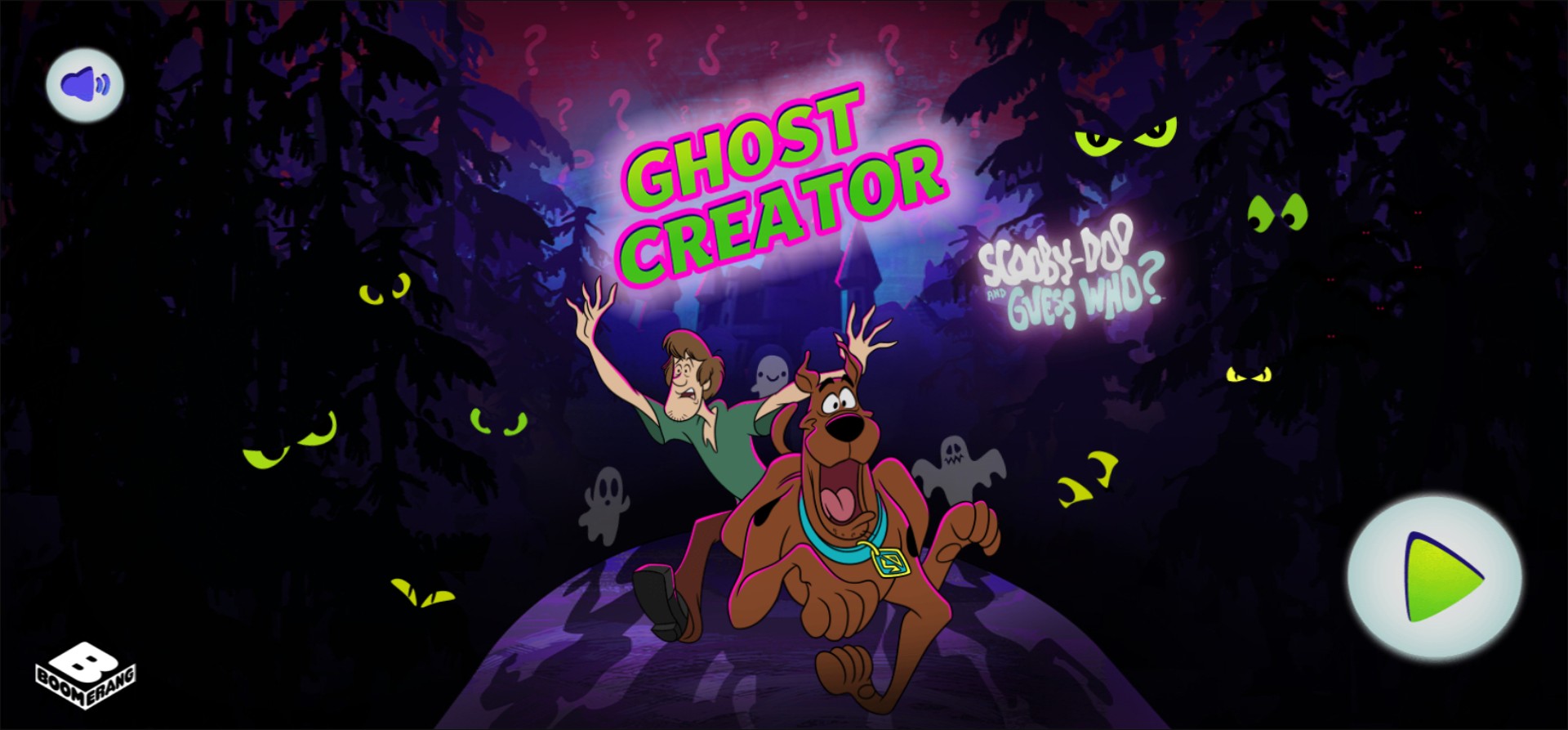 Scooby-Doo and Guess Who Ghost Creator Game