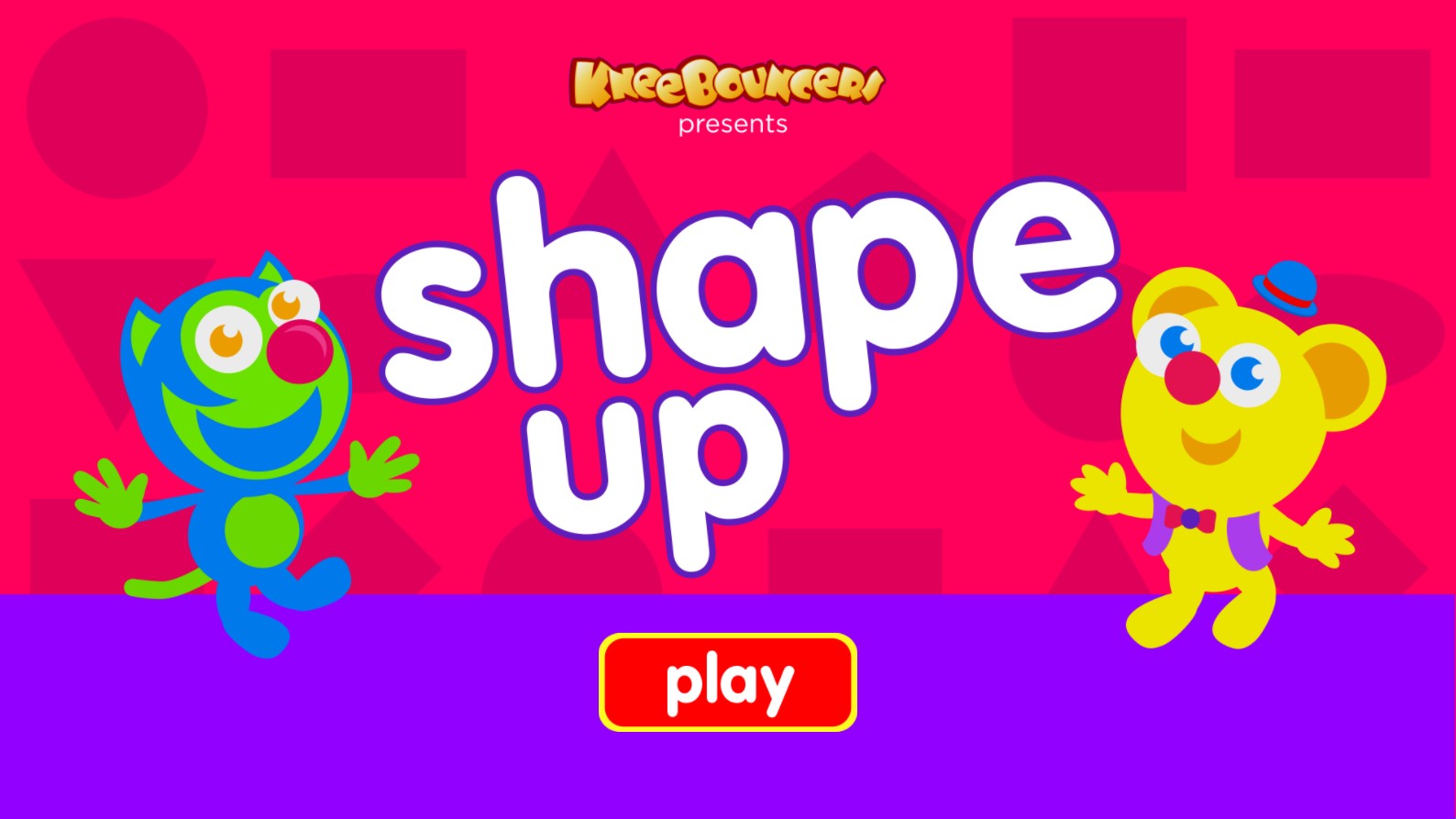Shape Up KneeBouncers Educational Game