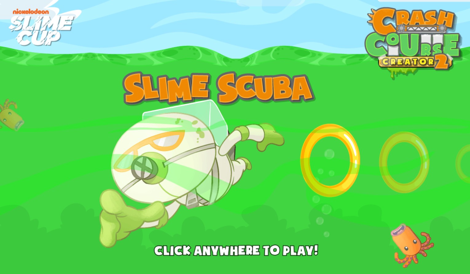 Slime Scuba Nickelodeon Game