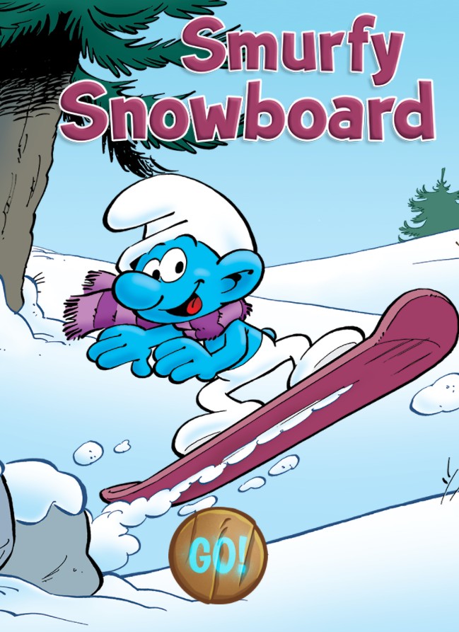 Smurfs Christmas Snowboard Challenge