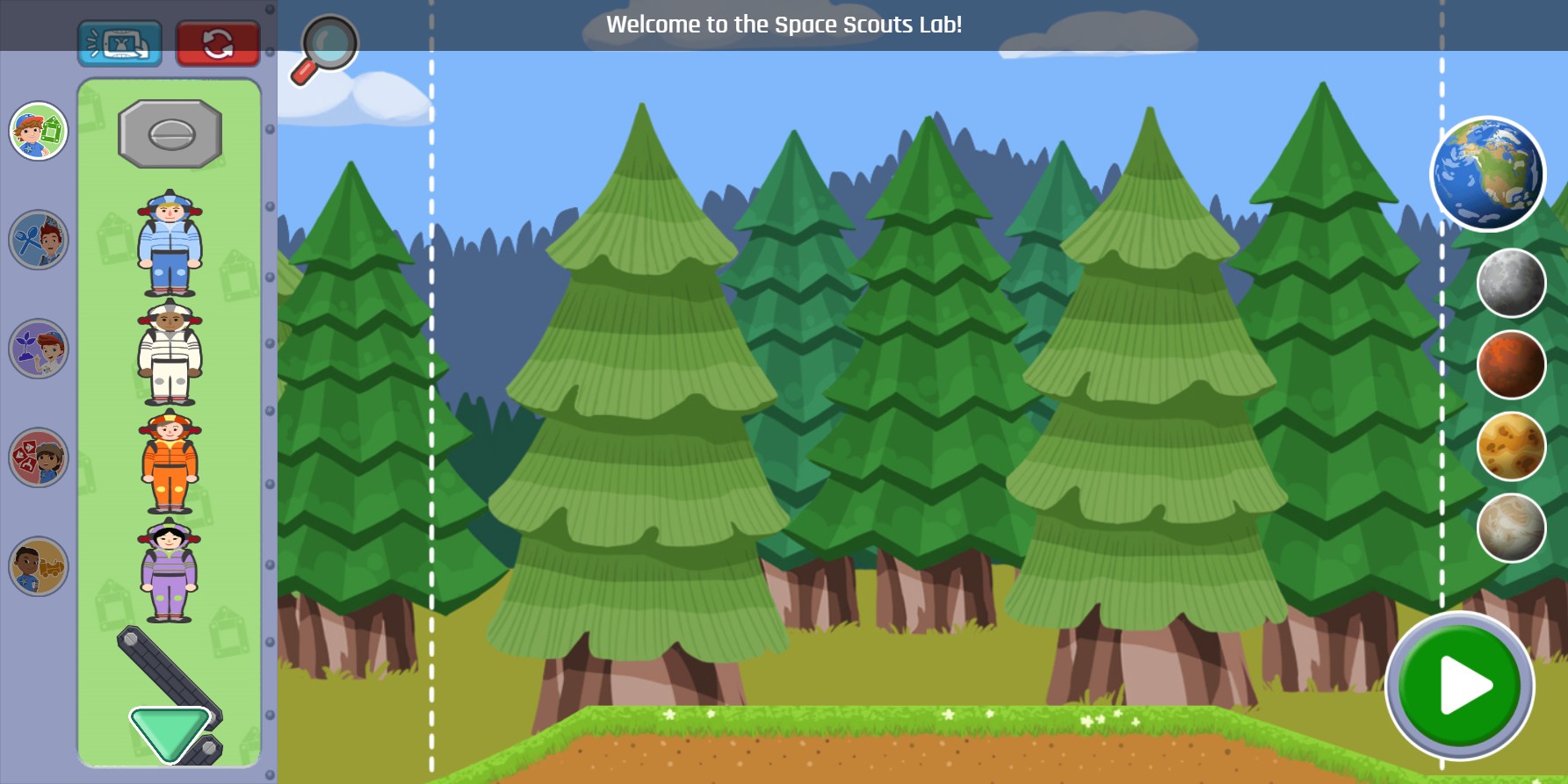 Space Scouts Lab - Educational Science Game