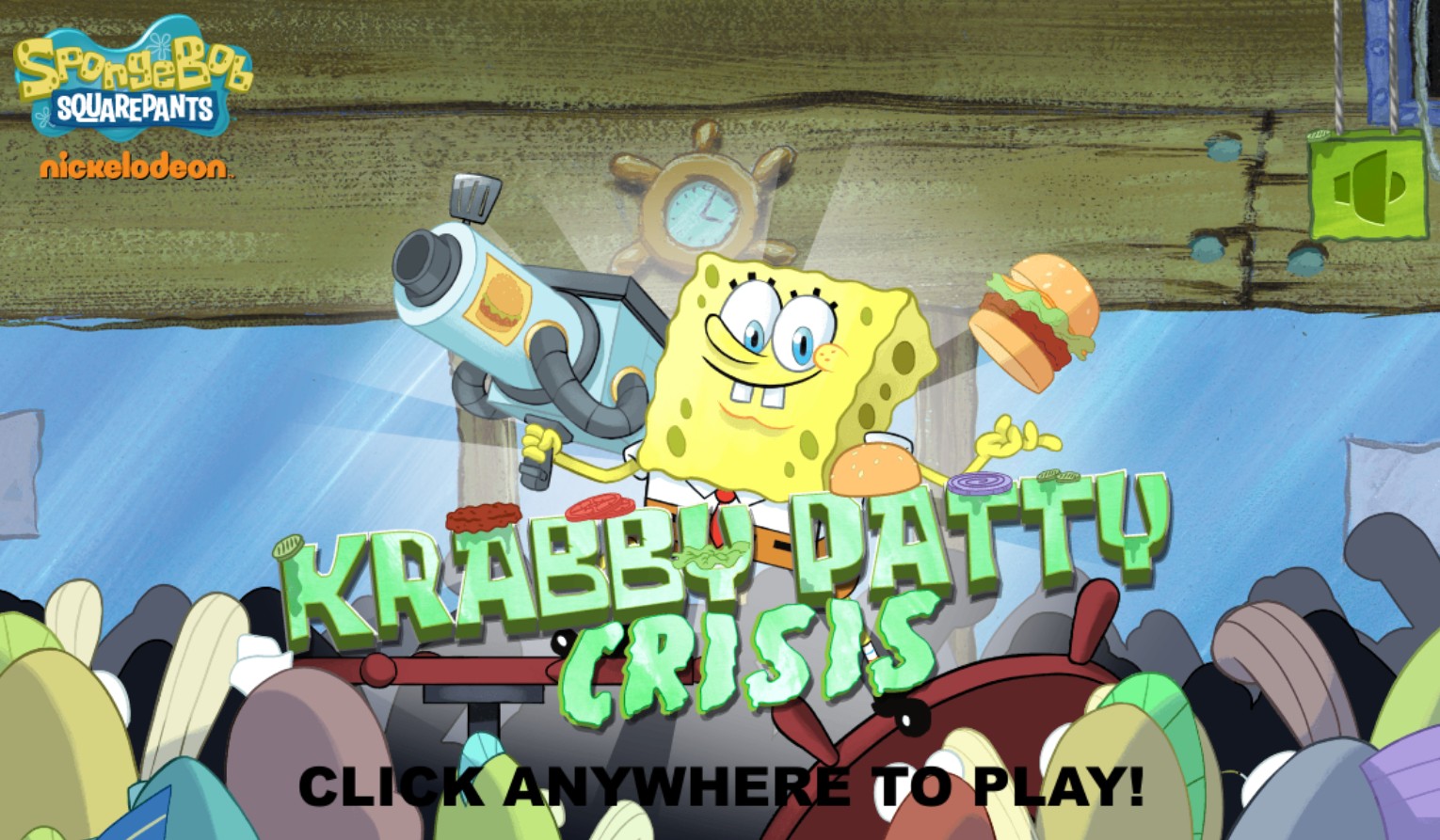 SpongeBob Krabby Patty Crisis - Play Free Nickelodeon Online Game