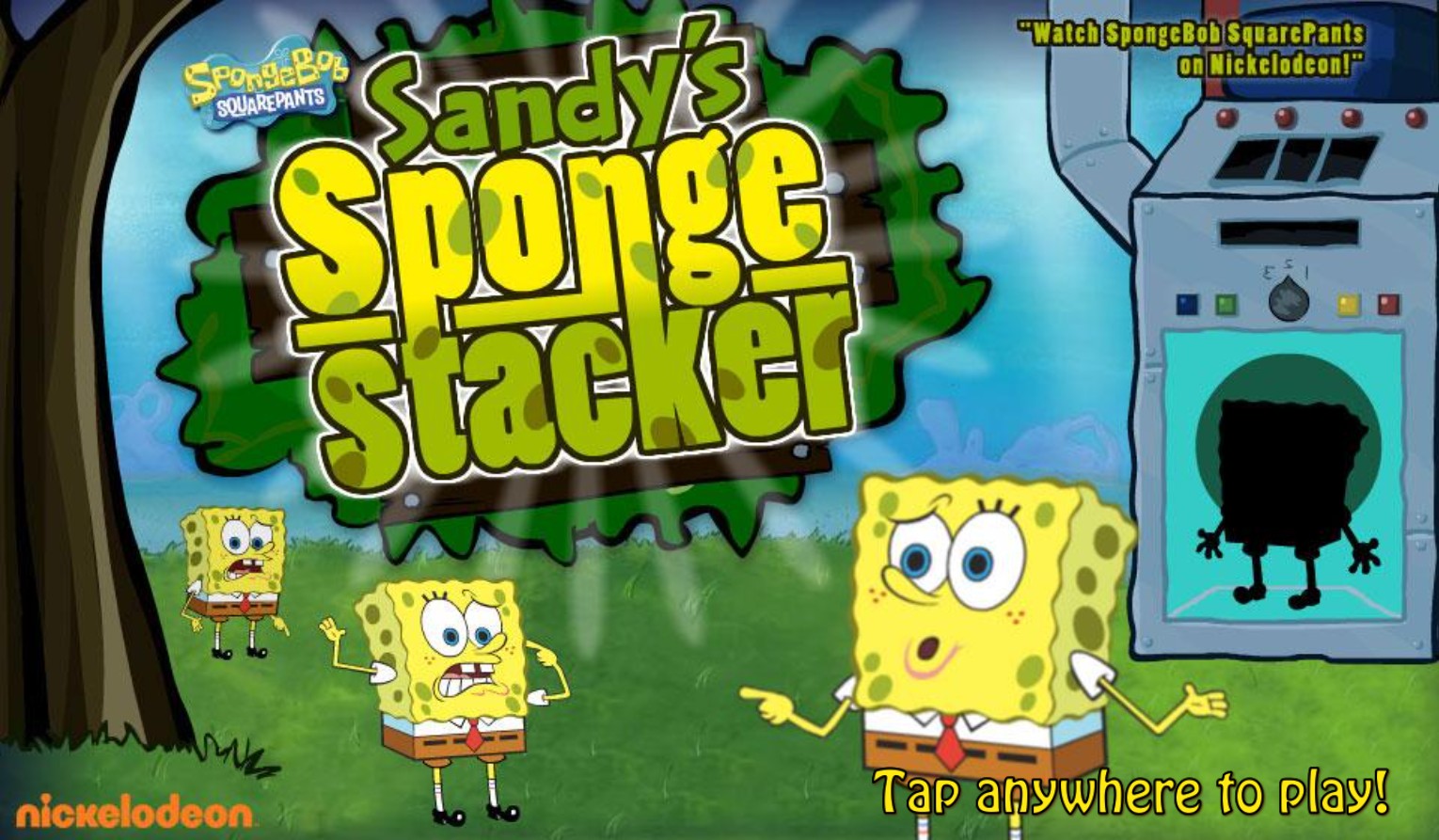 SpongeBob SquarePants Sandy's Sponge Stacker Online Game