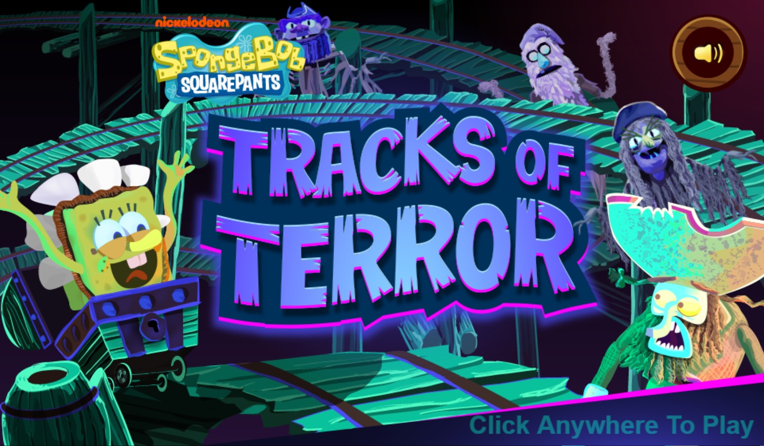SpongeBob SquarePants Tracks of Terror Game
