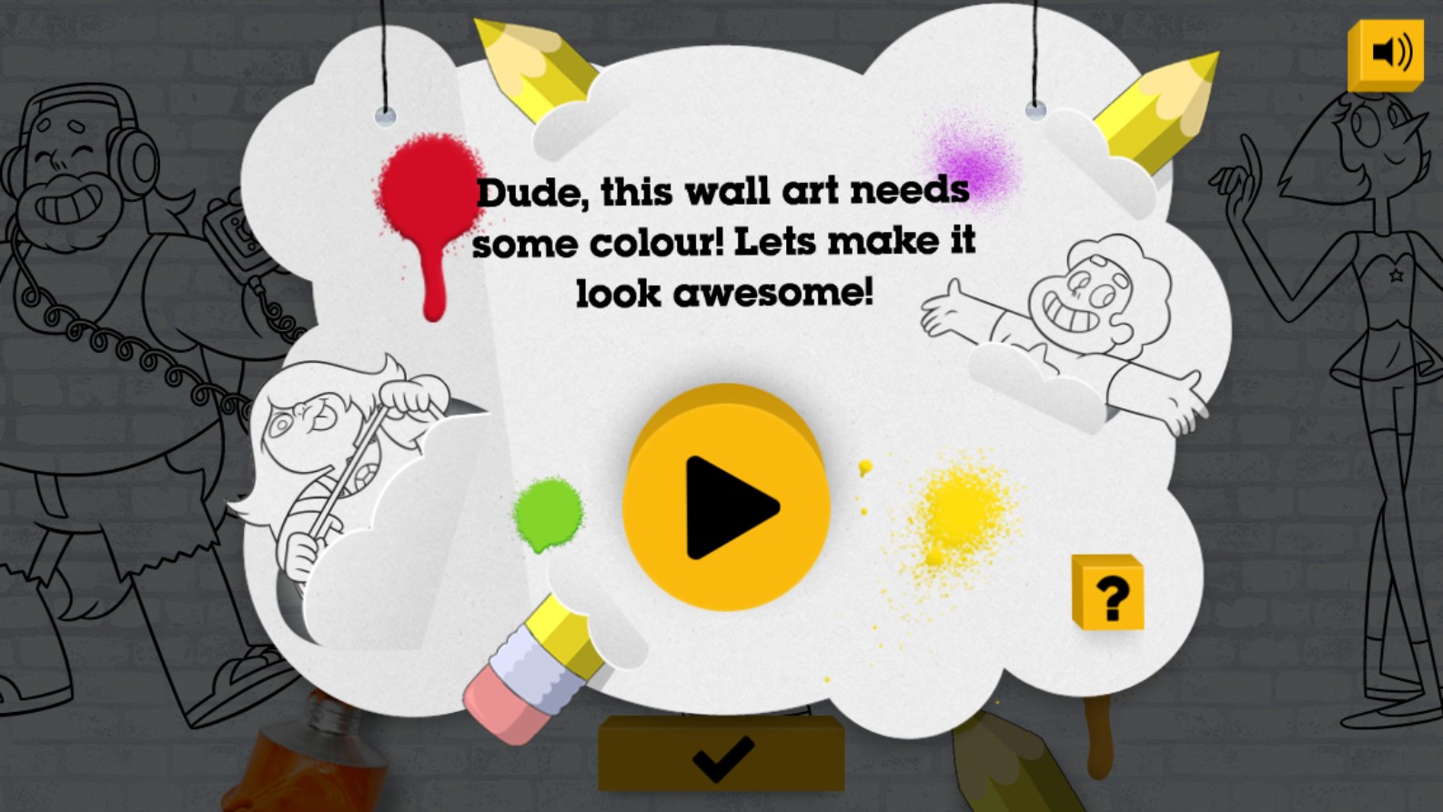 Steven Universe Colour In Game - Cartoon Network Coloring Fun