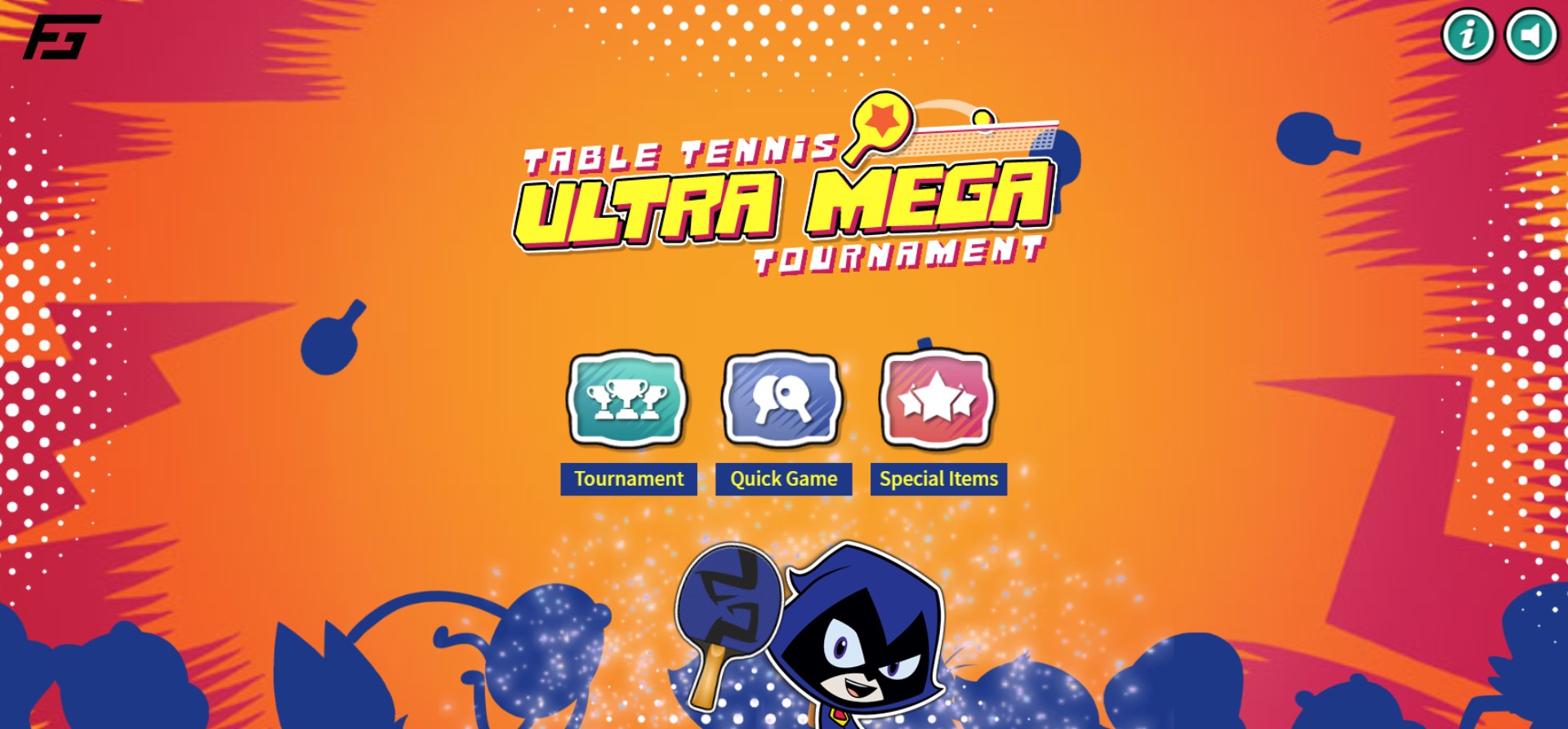 Table Tennis Ultra Mega Tournament - The Powerpuff Girls Ping Pong Game