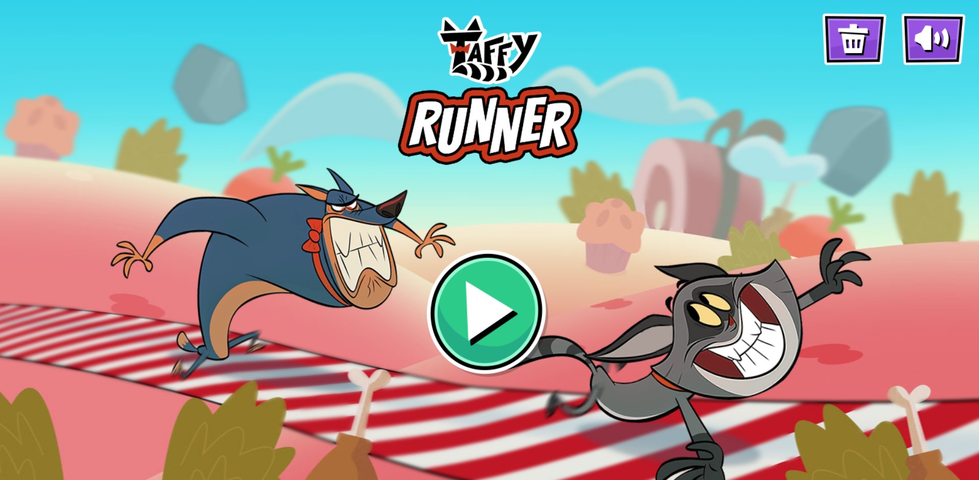 Taffy Runner - Fun Cartoon Network Adventure Game