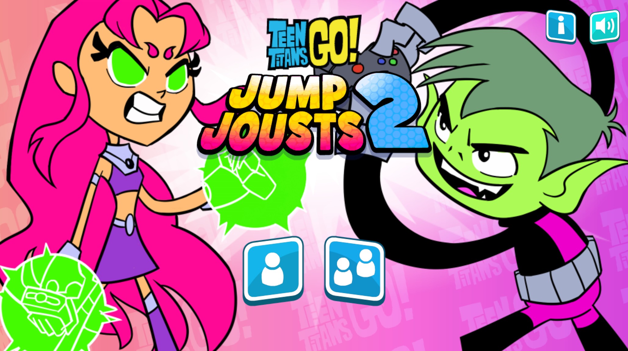 Teen Titans Go Jump Joust 2 - Online Fighting Game