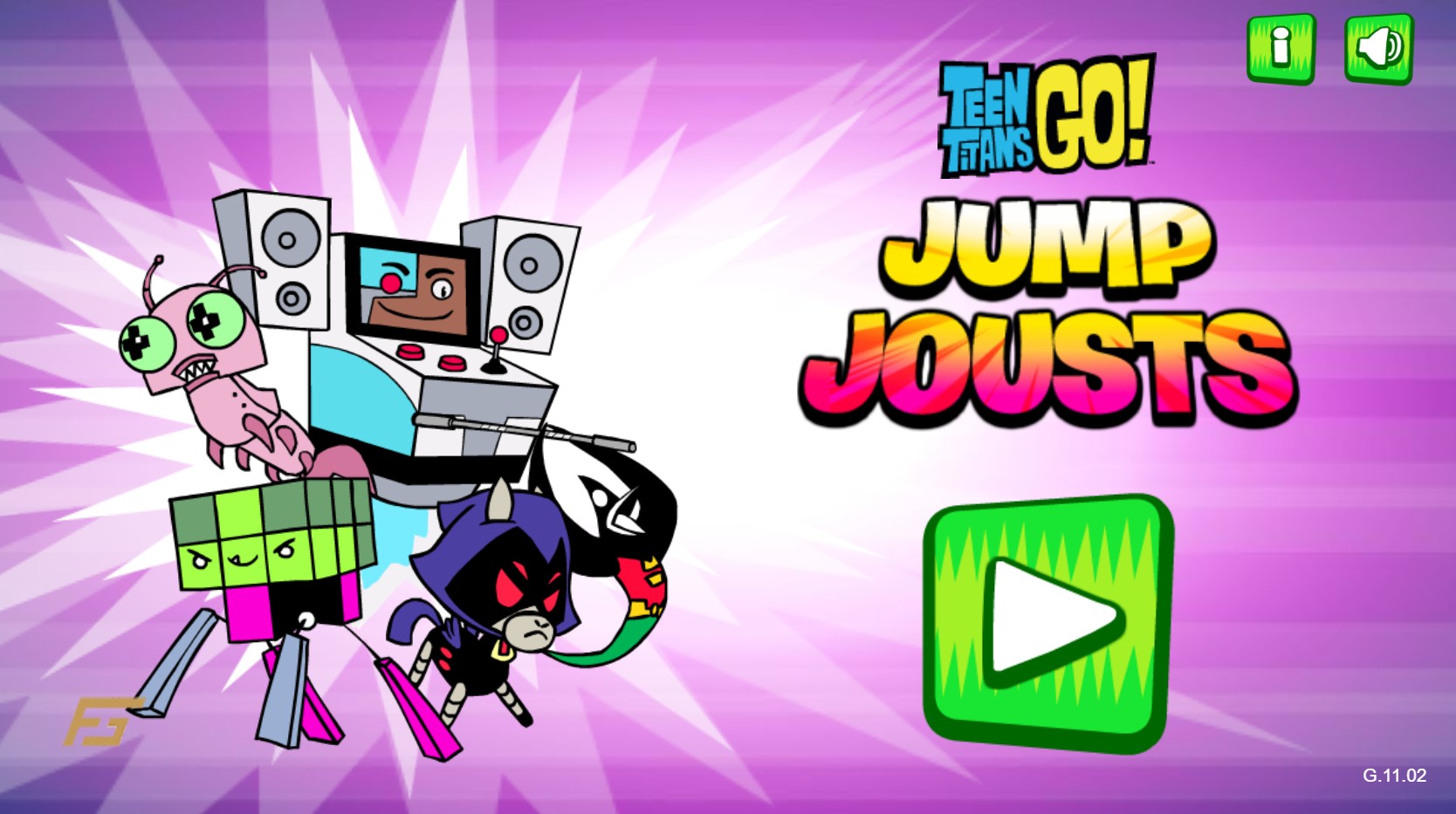 Teen Titans Go Jump Jousts - Action Arcade Fighting Game