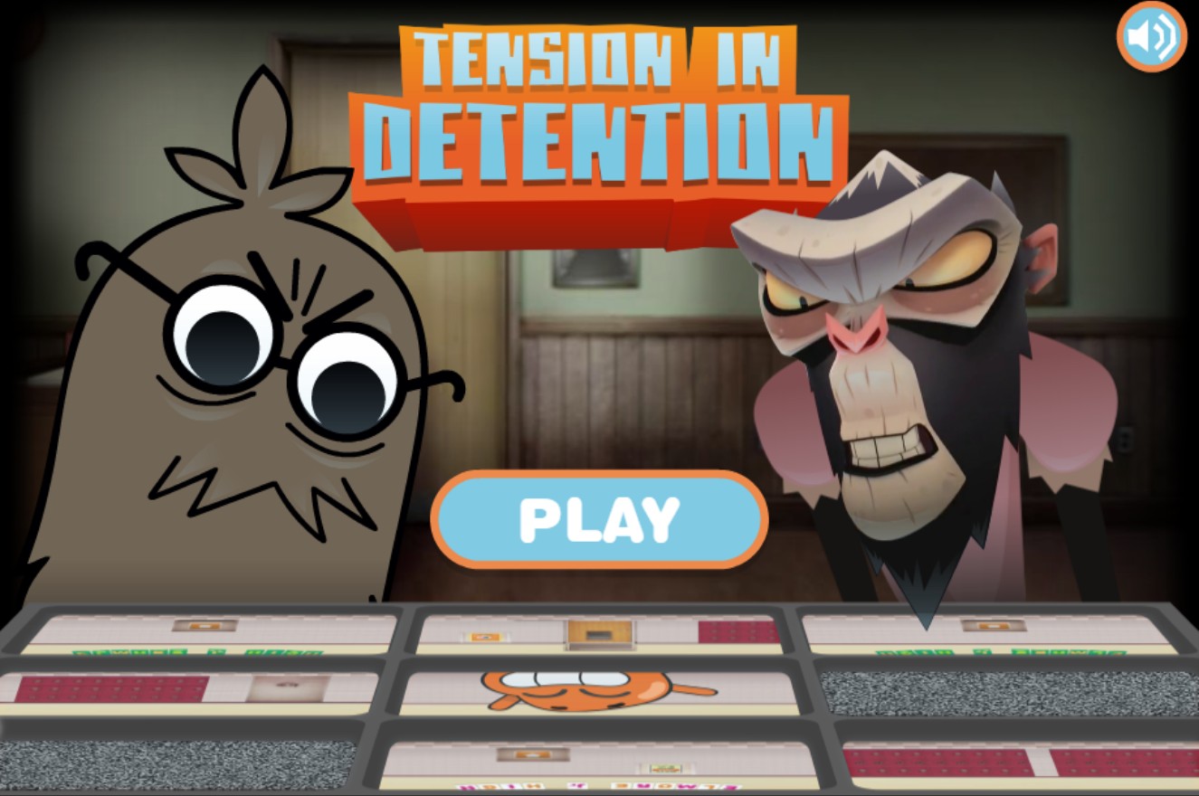 Tension in Detention Gumball Game