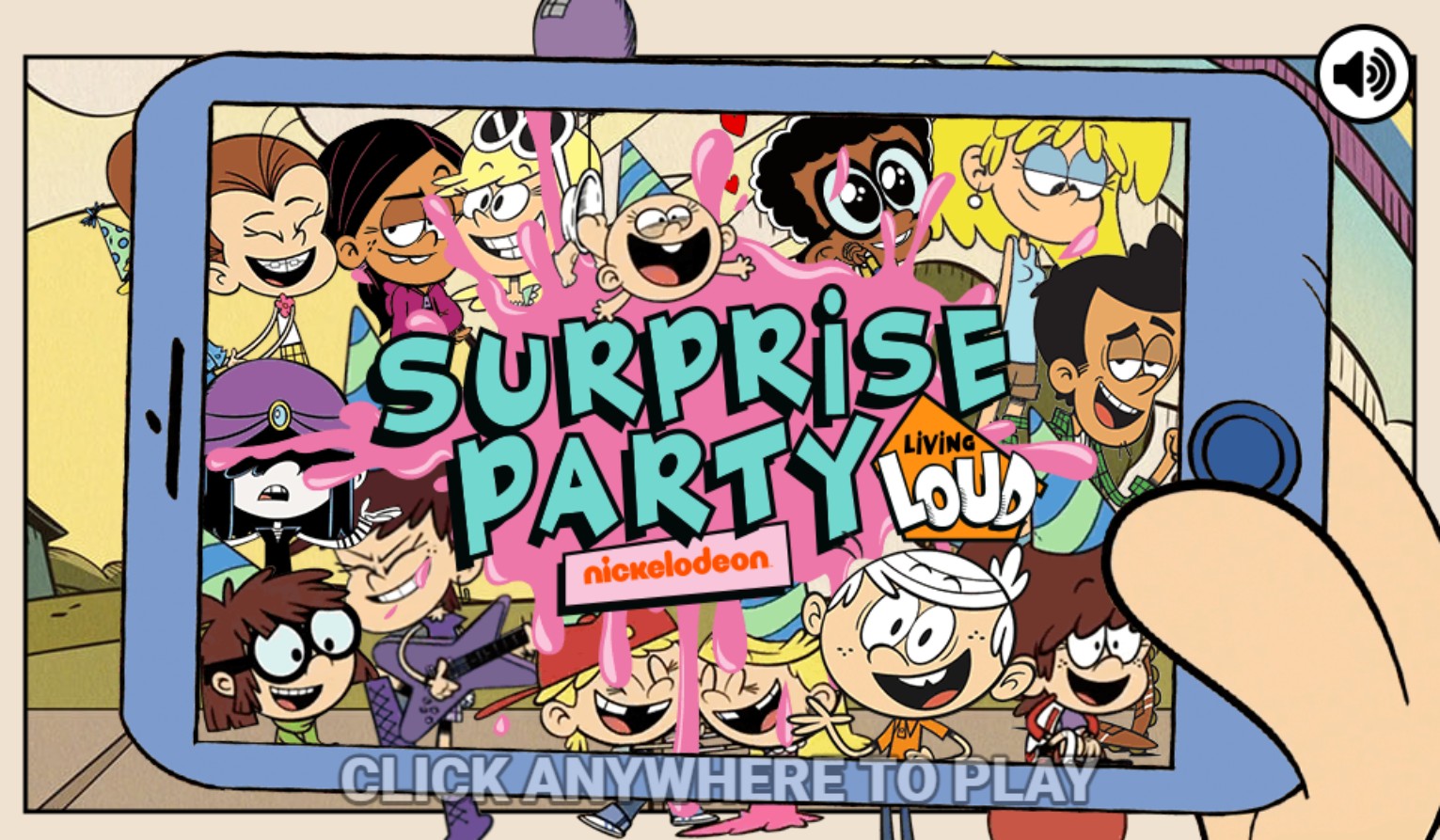 The Loud House Surprise Party - Nickelodeon Online Game