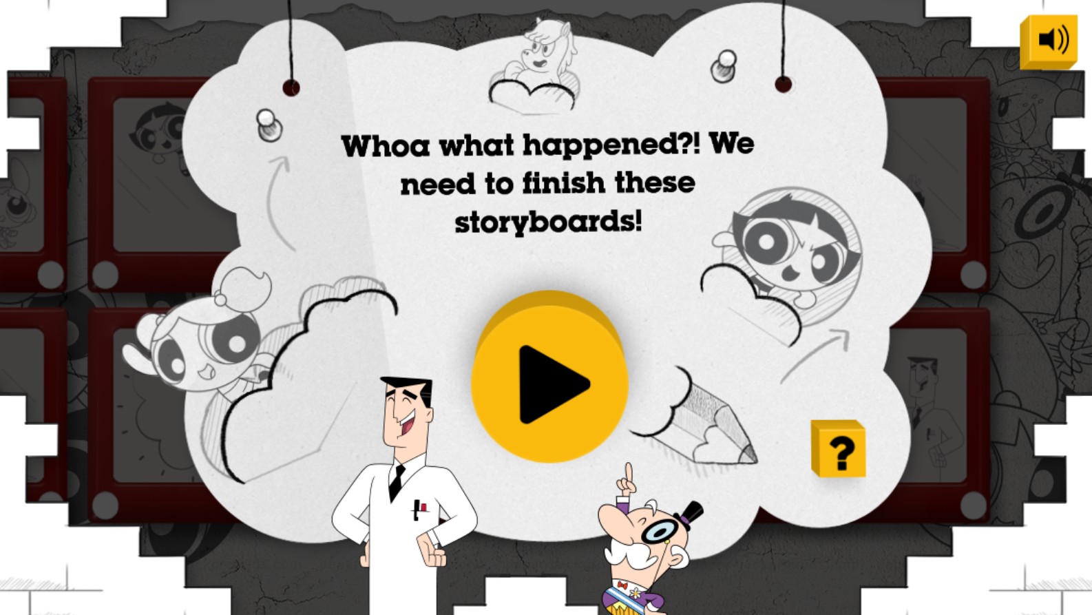 The Powerpuff Girls Storyboard Game - Creative Cartoon Network Fun