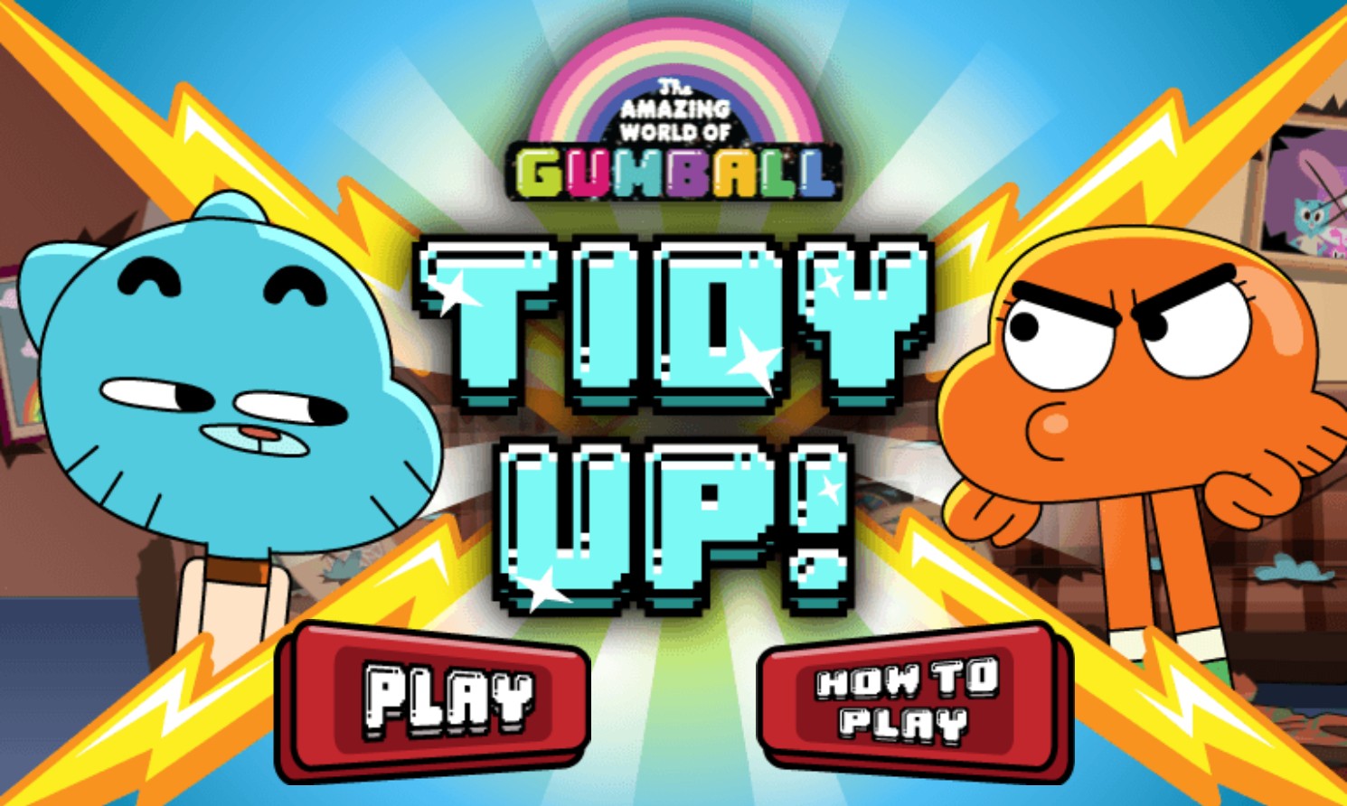 The Amazing World of Gumball Tidy Up Game