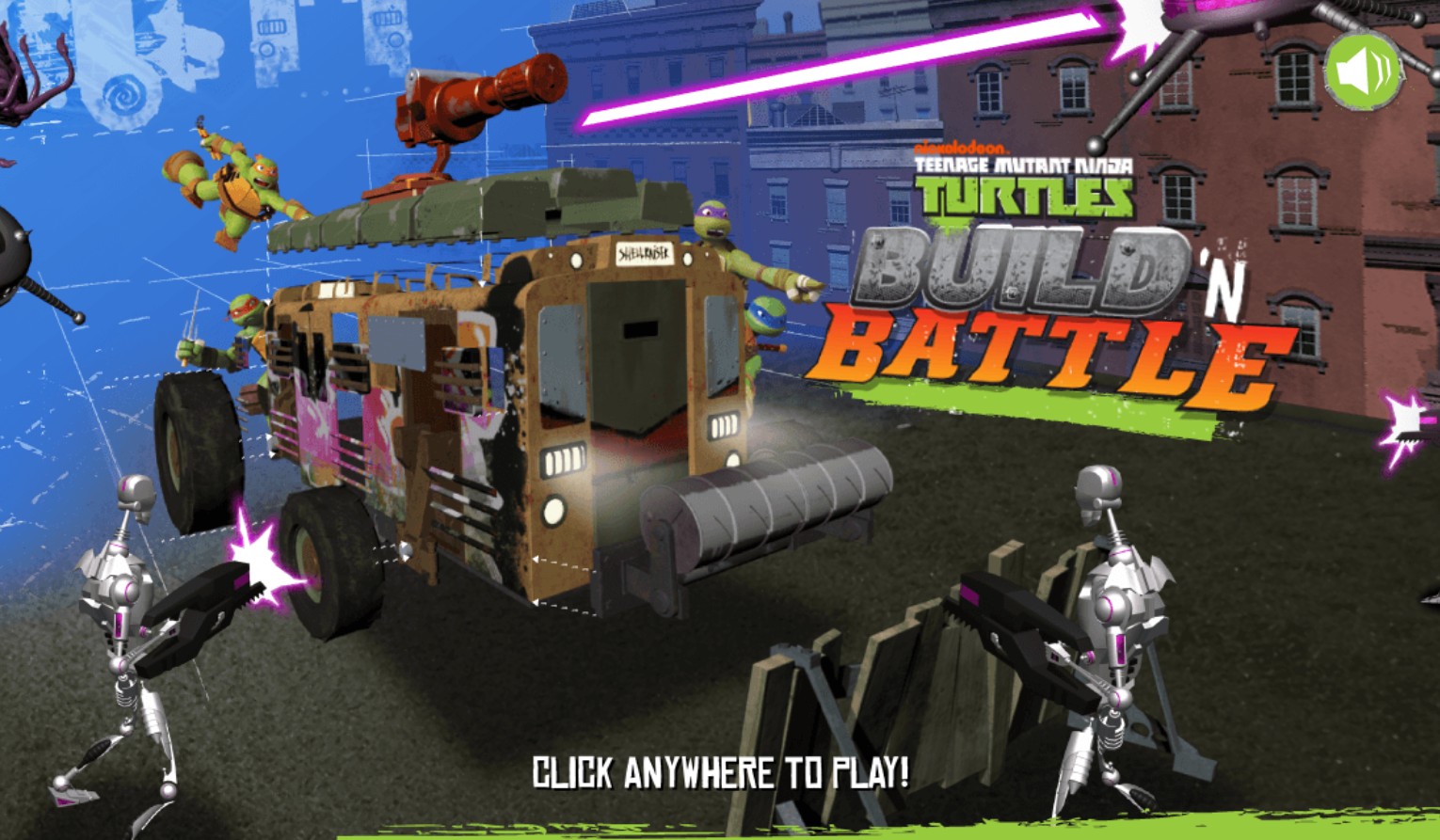 TMNT Build 'N Battle - Ninja Turtles Action Game