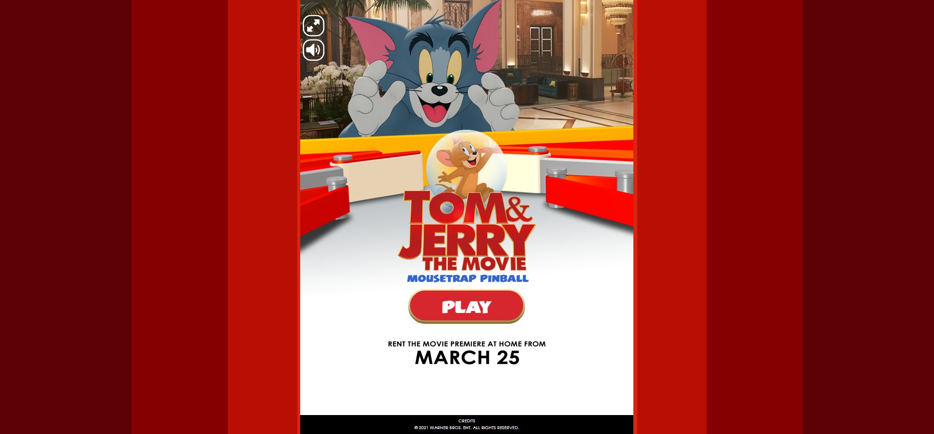 Tom and Jerry Mousetrap Pinball - Online Arcade Game