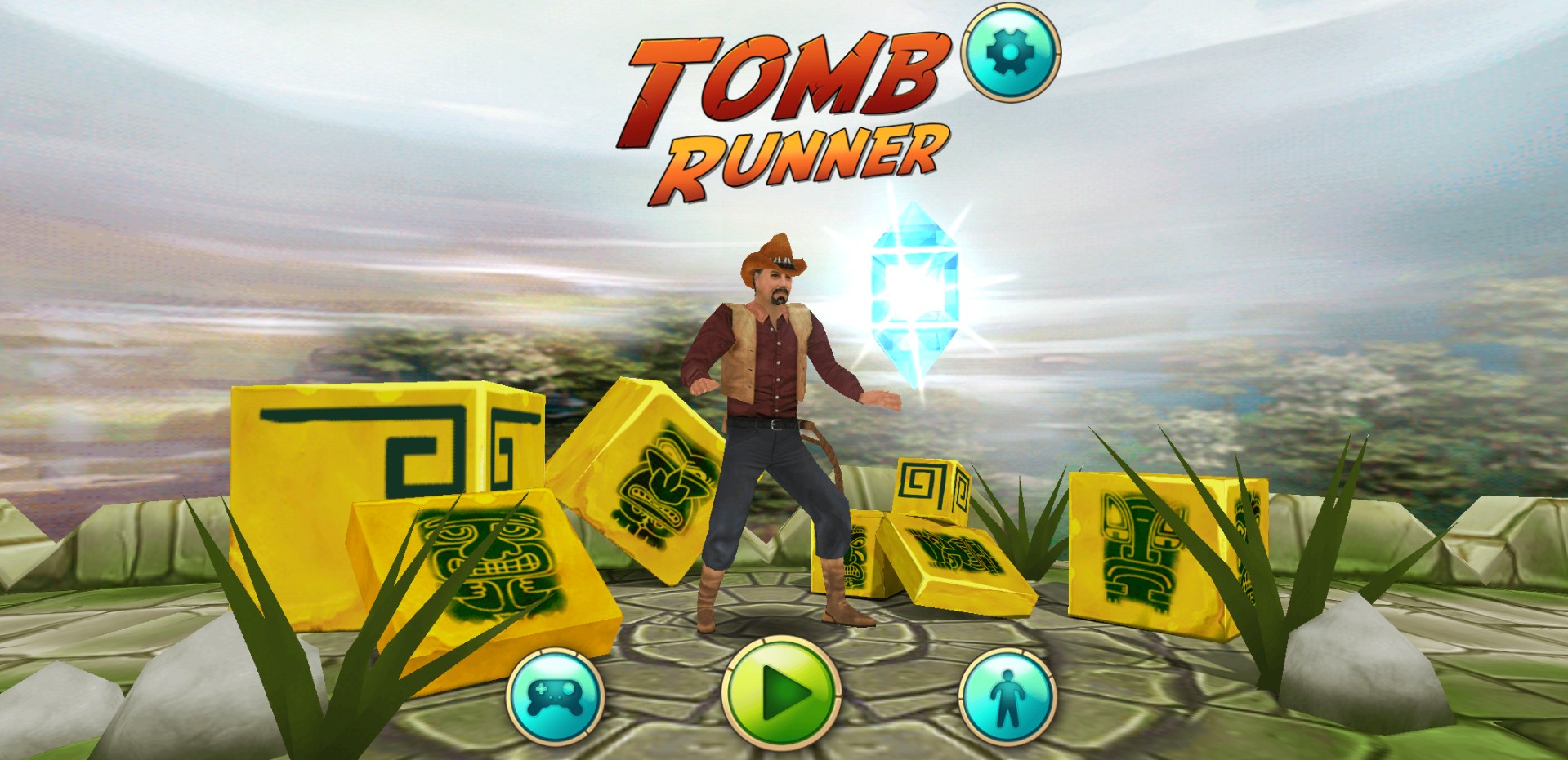 Tomb Runner Treasure Hunt Browser Game