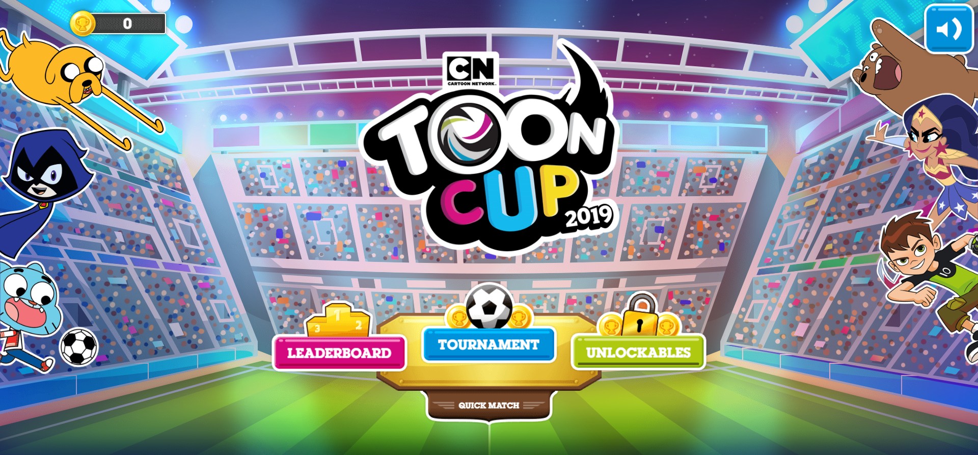 Toon Cup 2019 Cartoon Network Soccer Game