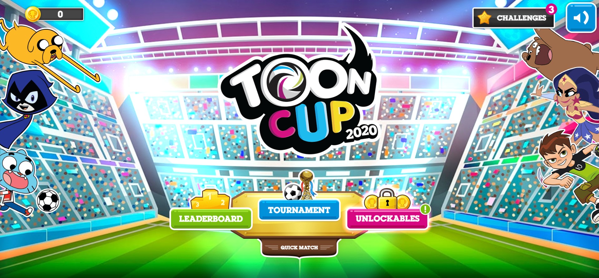 Toon Cup 2020 Cartoon Network Soccer Game
