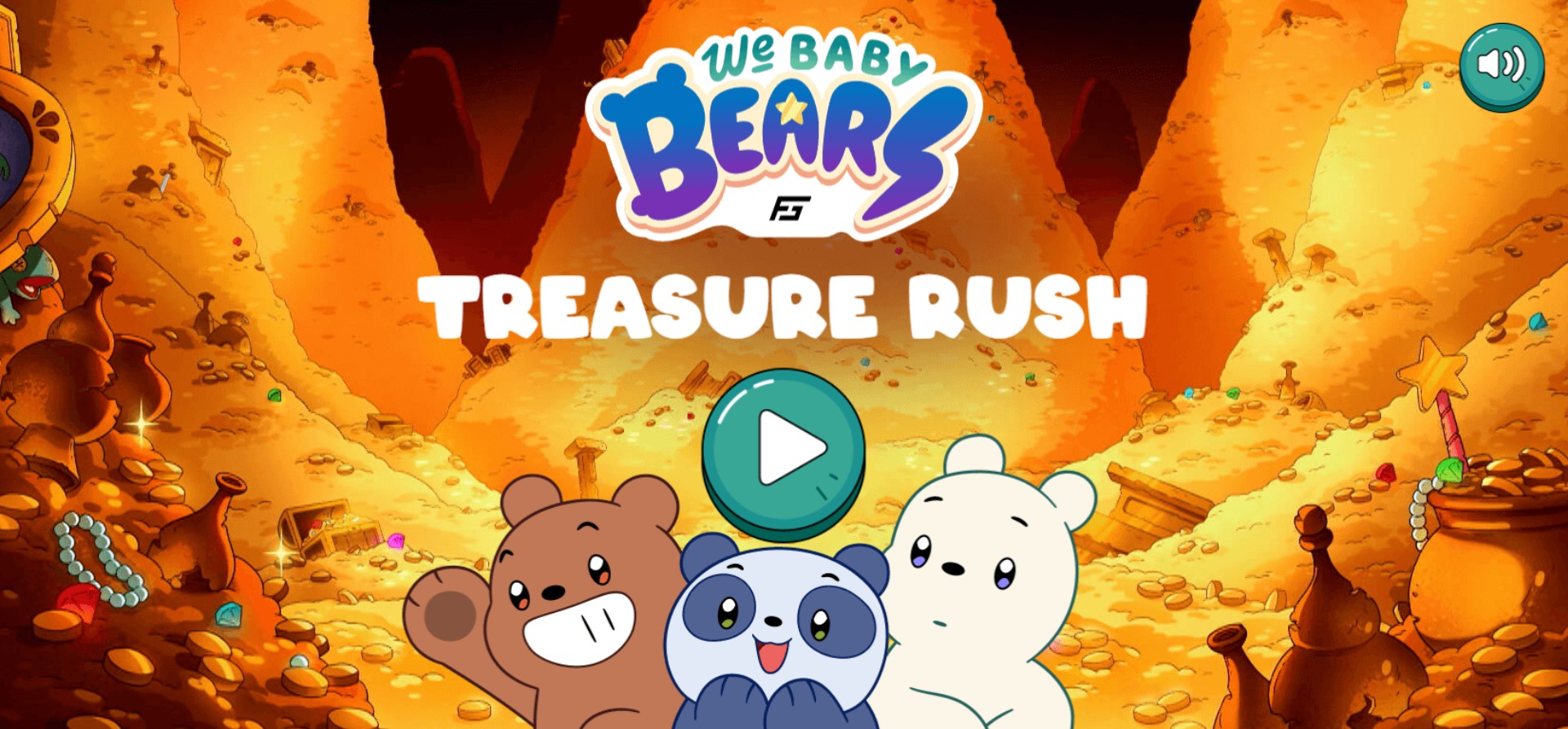 We Baby Bears Treasure Rush - Cartoon Network Adventure Game