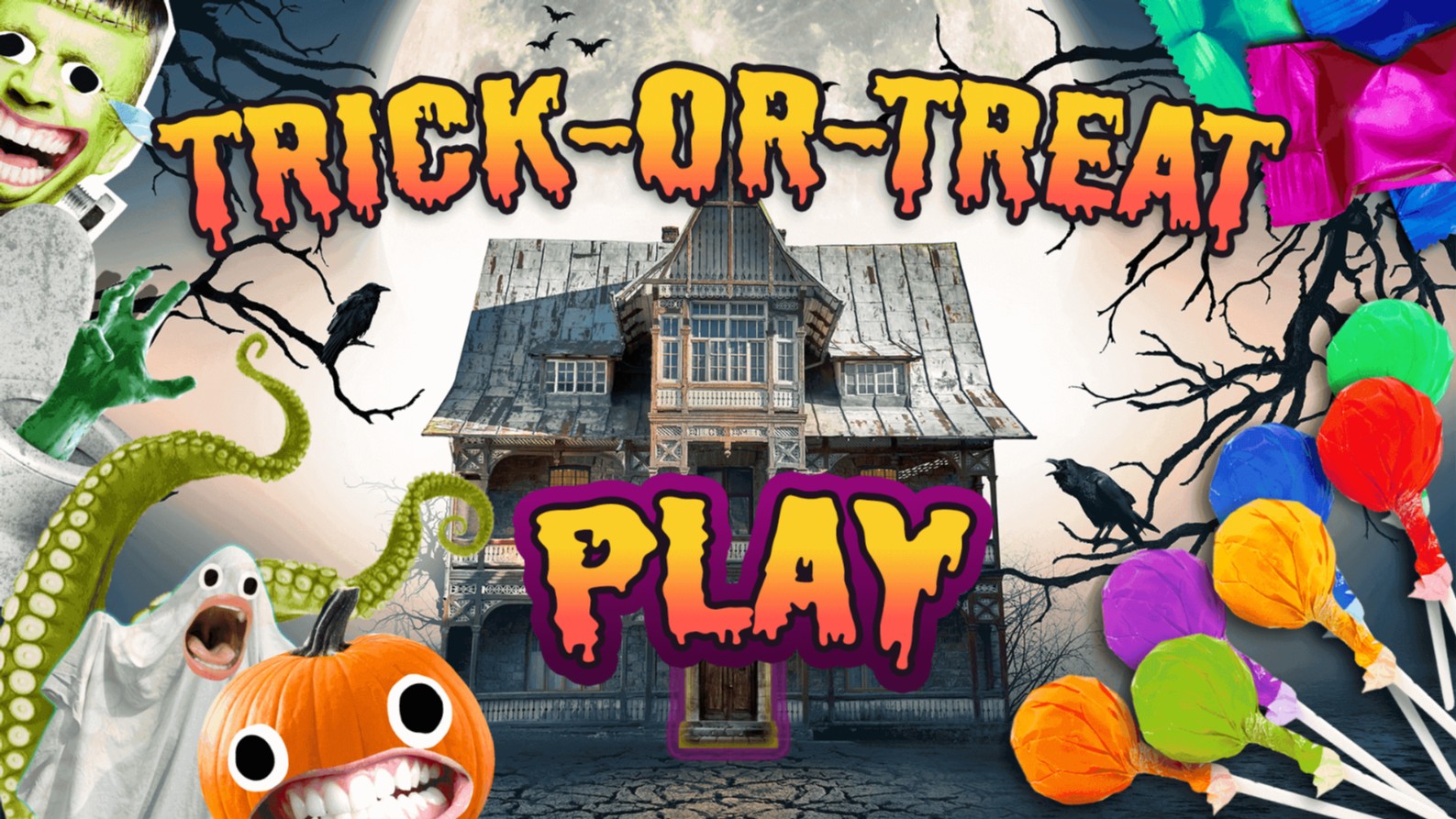 Trick-or-Treat Halloween Adventure Game