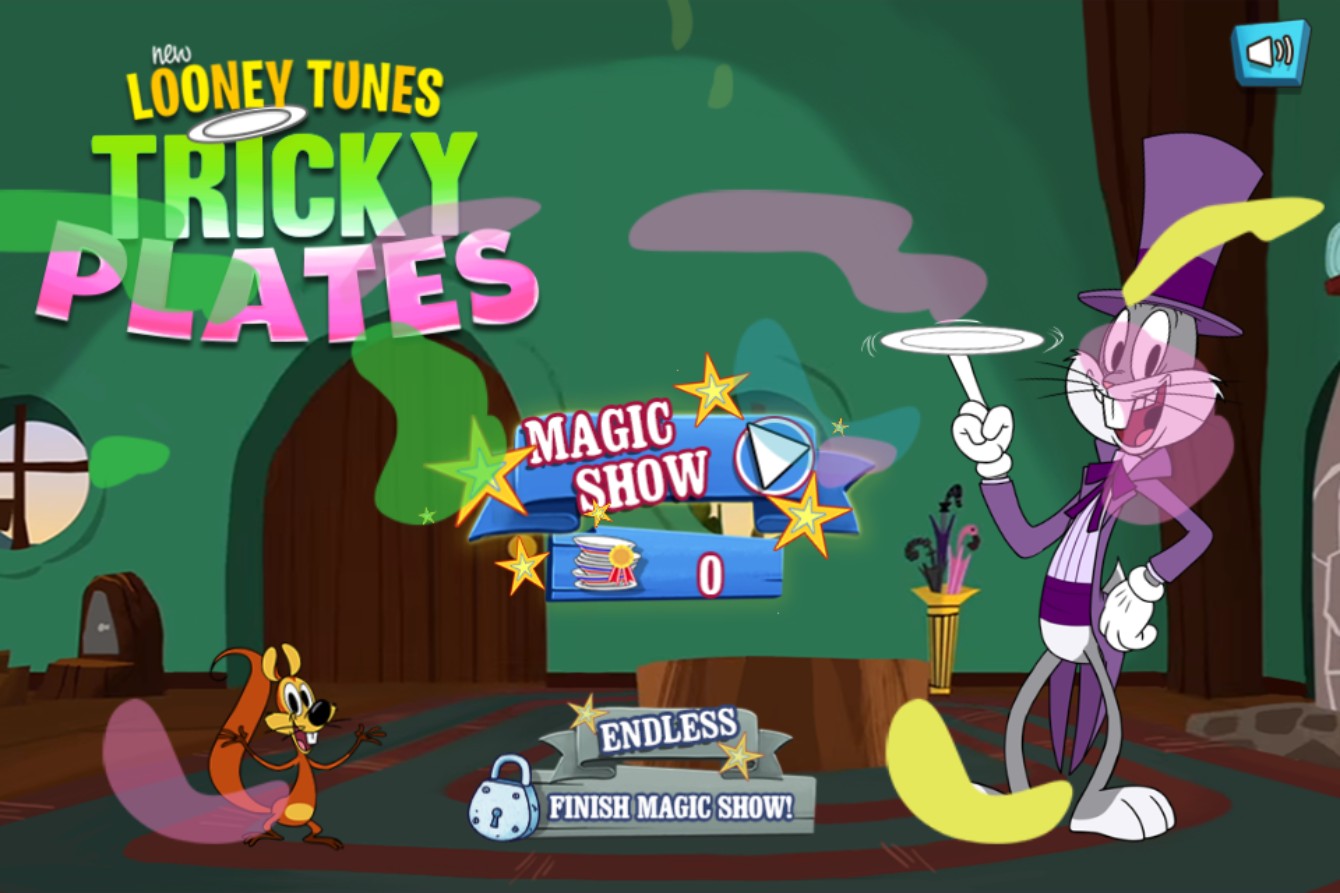 Looney Tunes Tricky Plates Browser Game