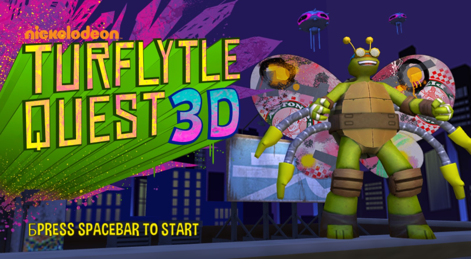 Turflytle Quest 3D Nickelodeon Teenage Mutant Ninja Turtles Game