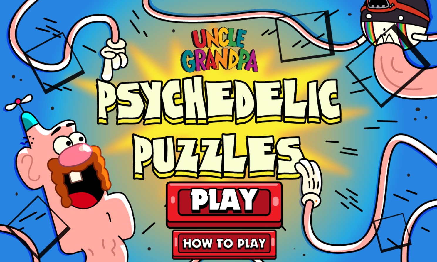 Uncle Grandpa Psychedelic Puzzles - Play Online Cartoon Network Game