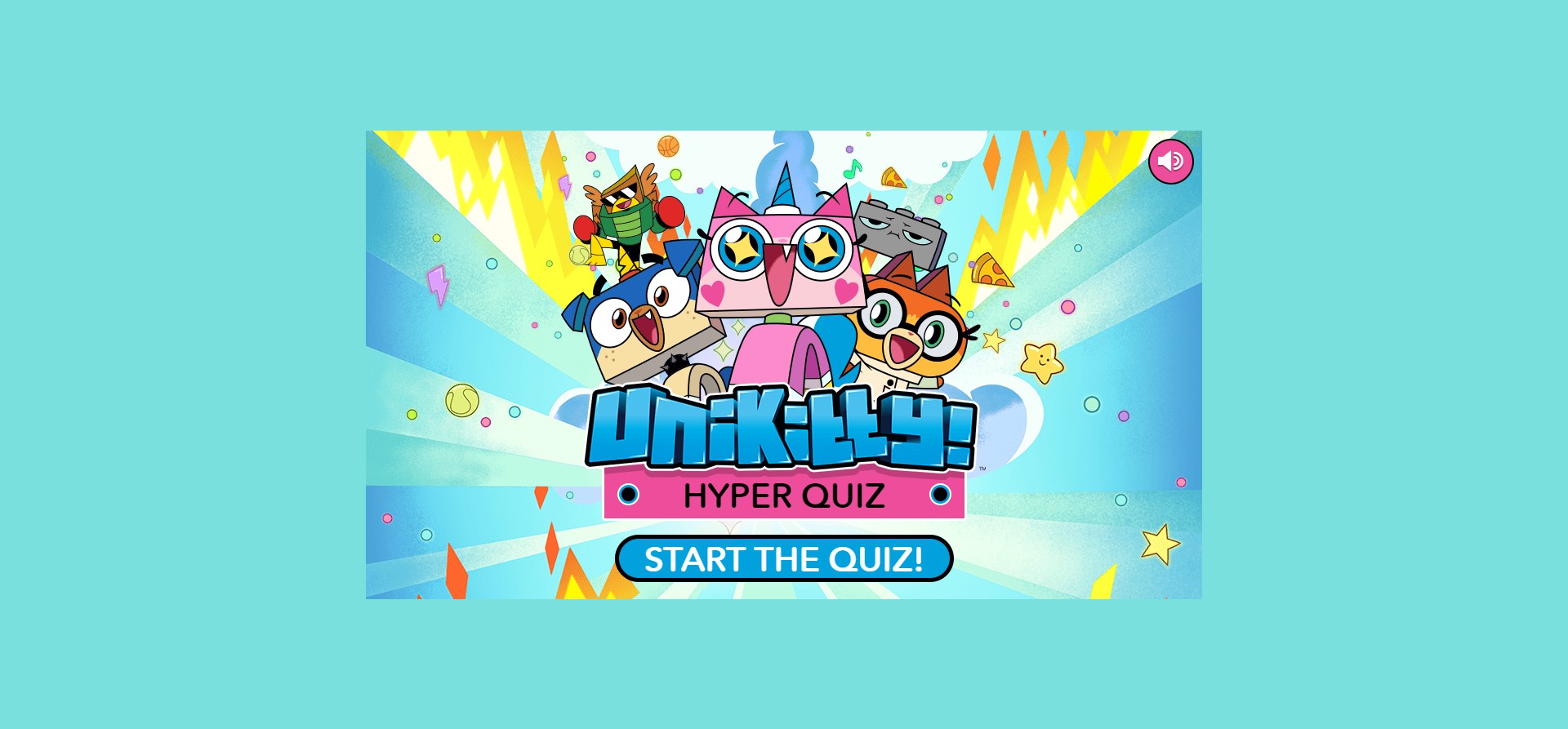 Unikitty Hyper Quiz - Fun Cartoon Network Trivia Game