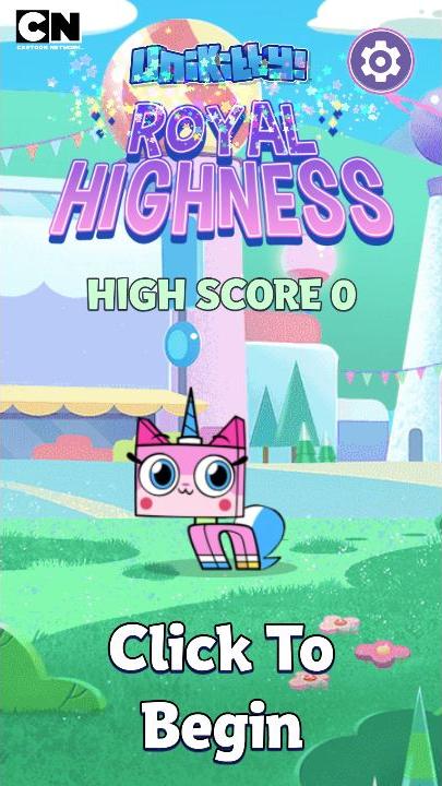 Unikitty Royal Highness Cartoon Network Game