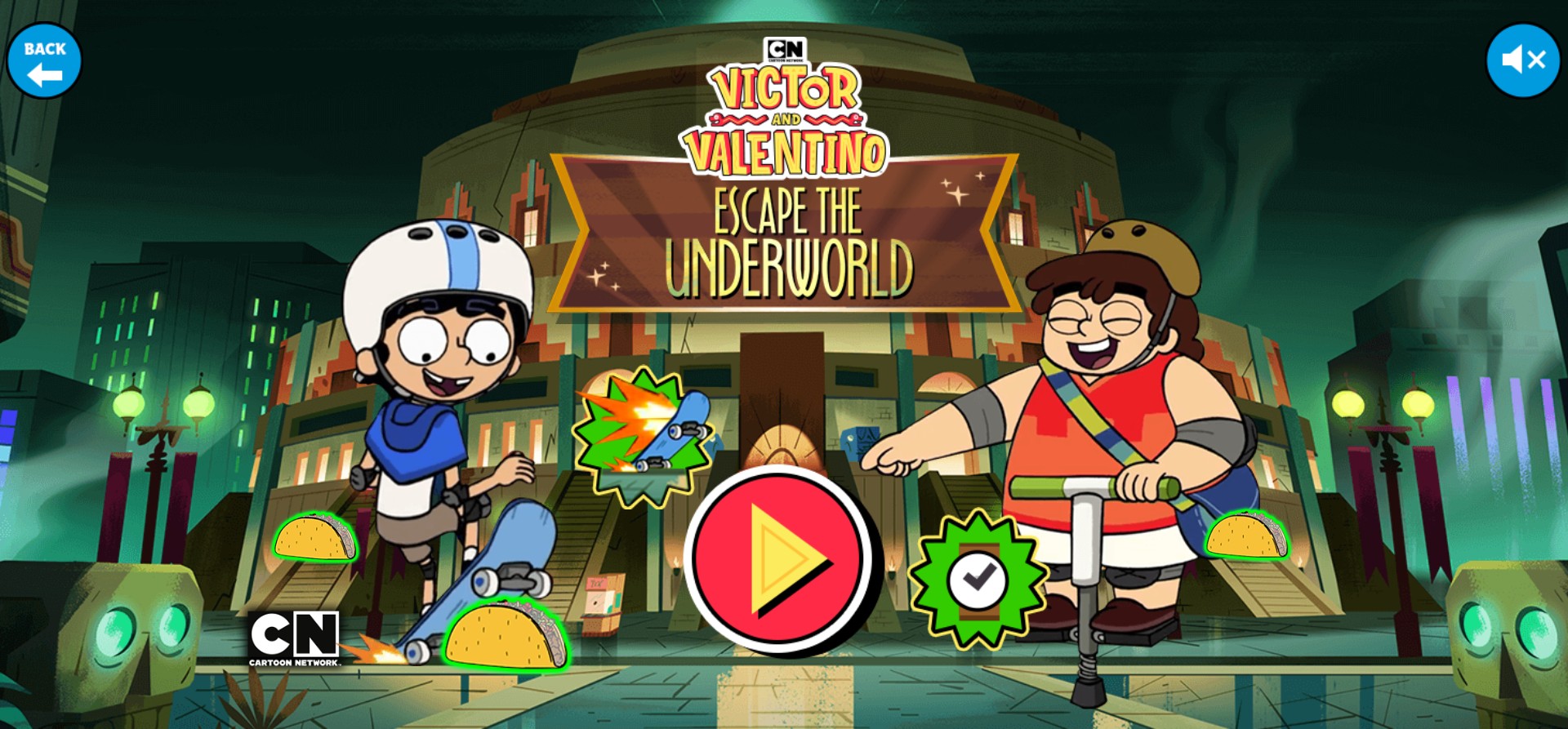 Victor and Valentino Escape the Underworld - Cartoon Network Adventure Game