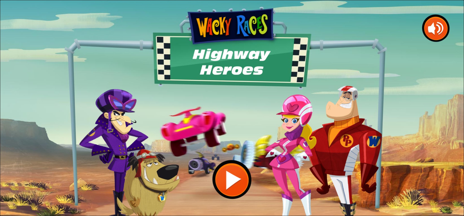 Wacky Races Highway Heroes - Play Online Cartoon Network Racing Game