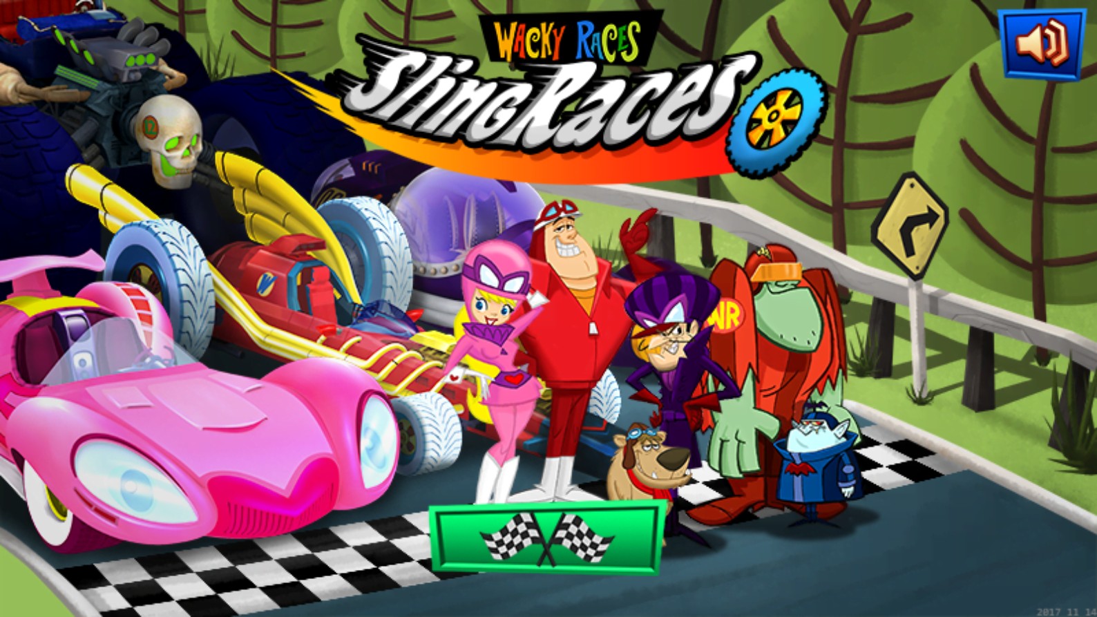 Wacky Races Shine Races Online Game