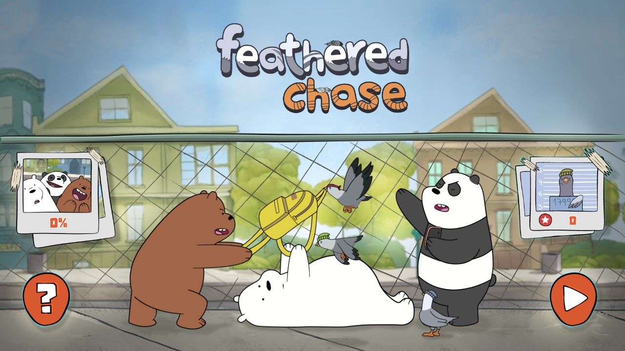 We Bare Bears Feathered Chase - Play Online Browser Game