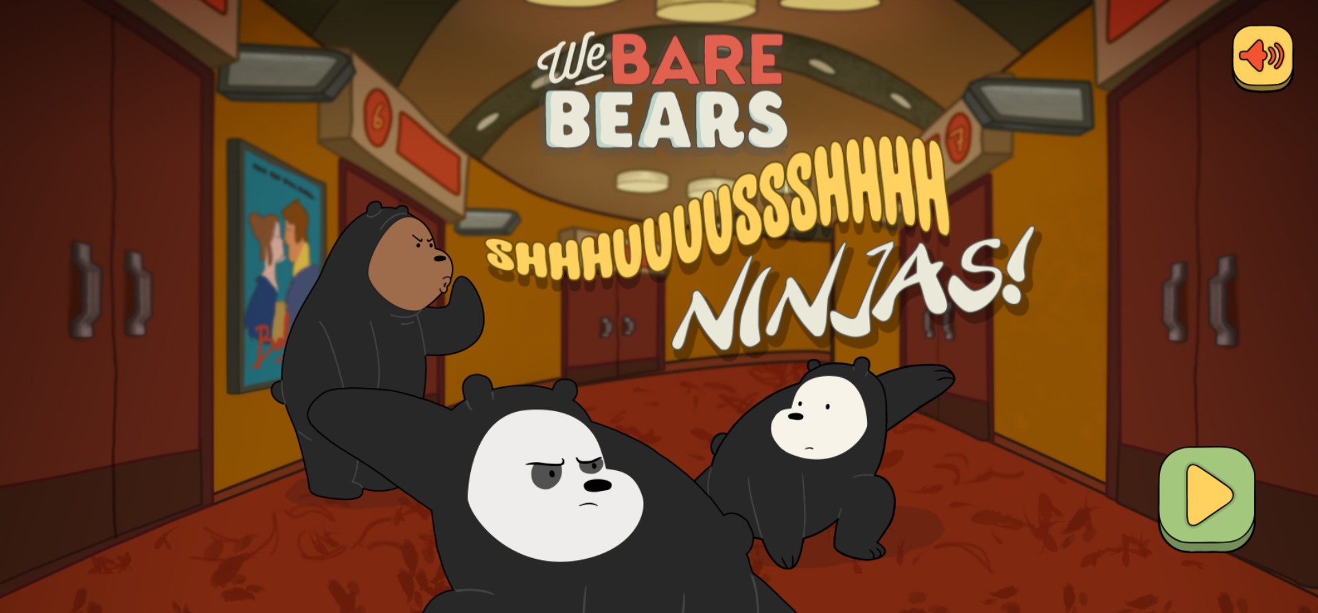 We Bare Bears Shush Ninjas Online Game