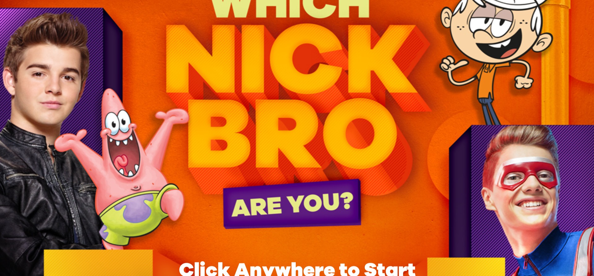 Which Nick Bro Are You - Nickelodeon Personality Quiz Game
