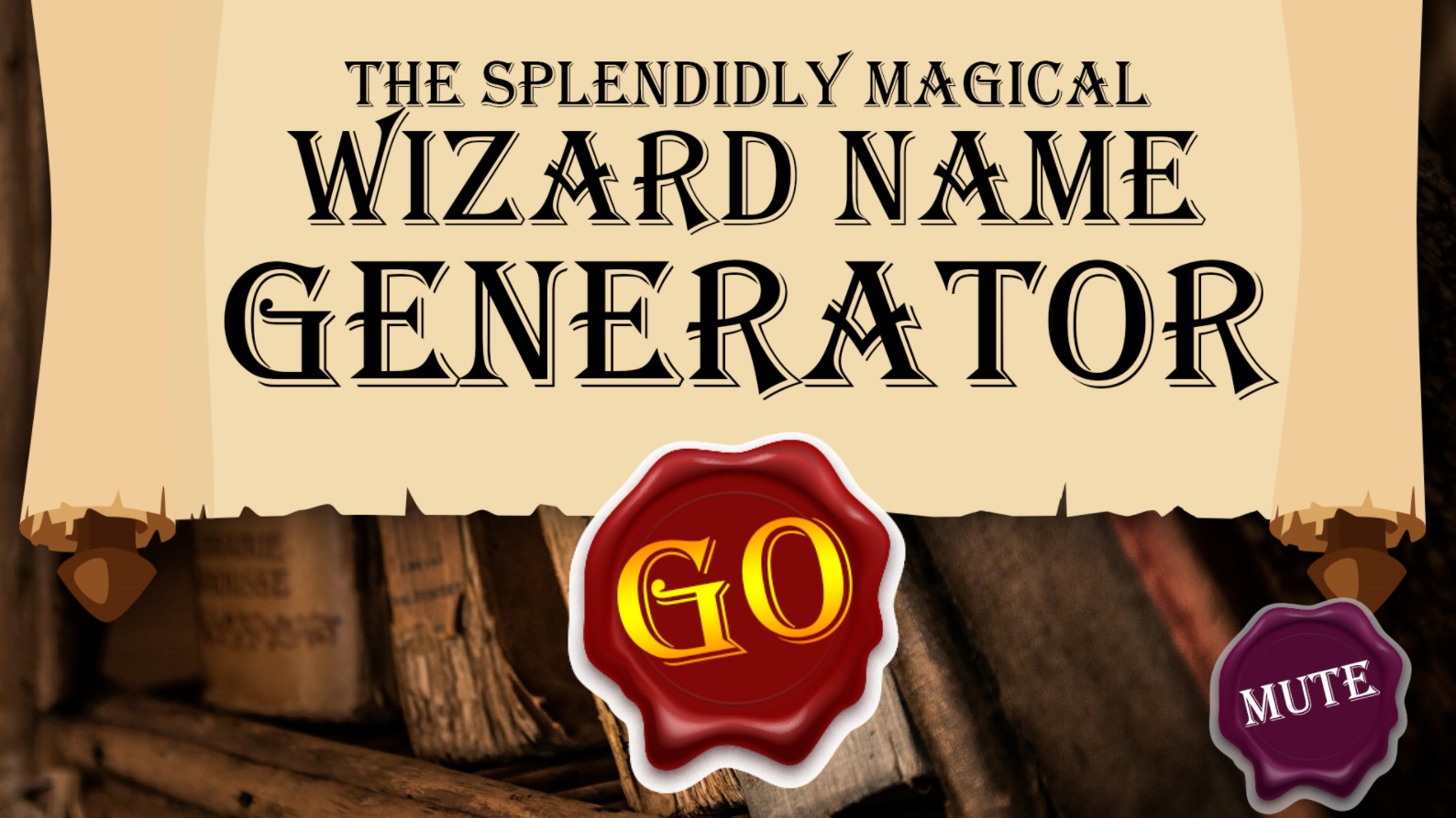 The Splendidly Magical Wizard Name Generator