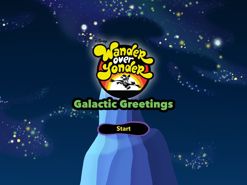 Wander Over Yonder Galactic Greetings