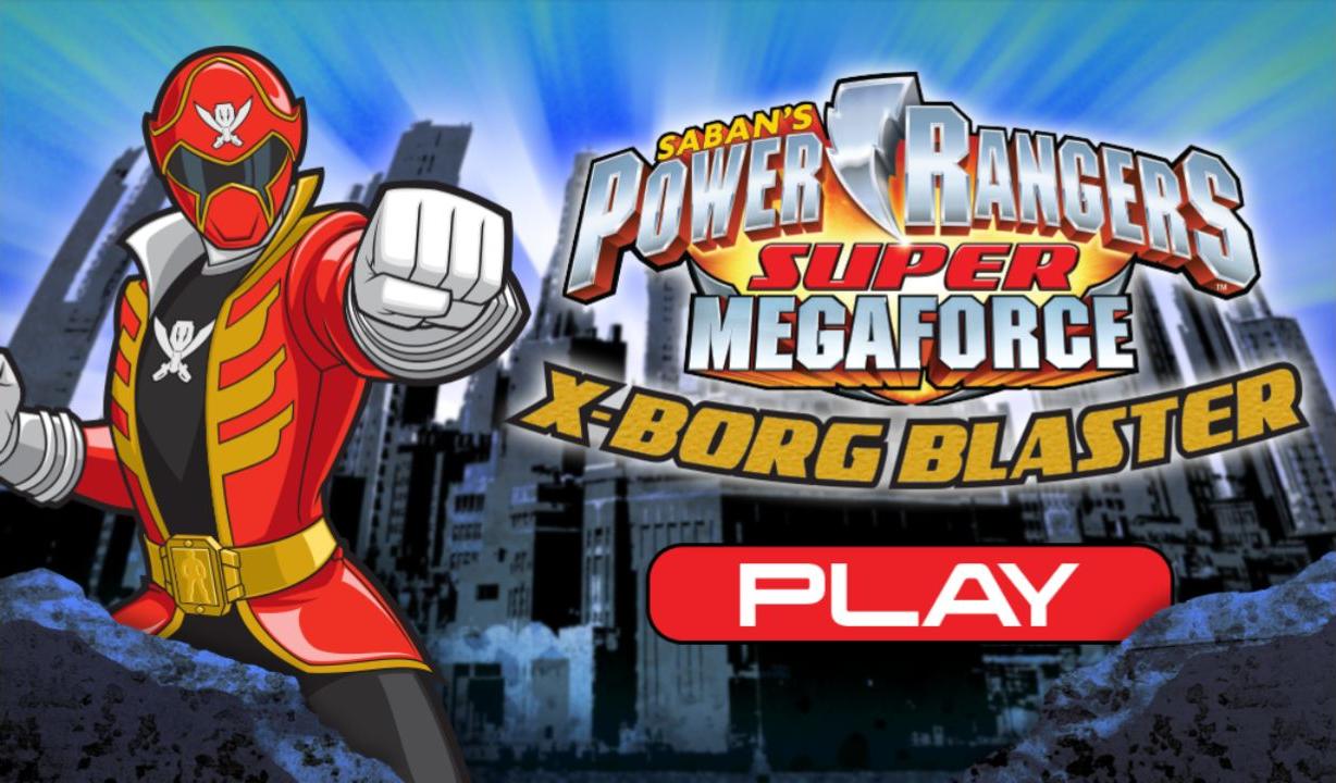 Power Rangers Super Megaforce X-Borg Blaster Online Game