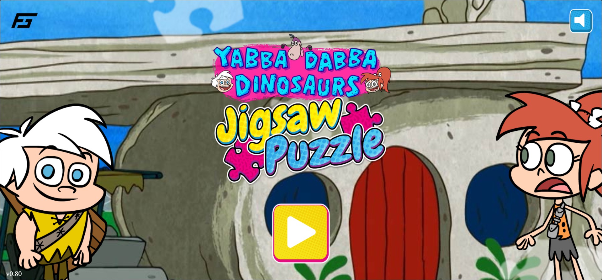 Yabba Dabba Dinosaurs Jigsaw Puzzle Game
